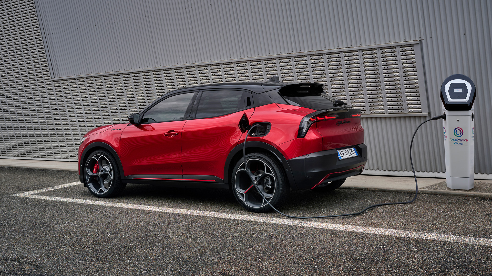 Alfa Romeo Electric Car Technology - Junior BEV Exterior - Dynamic Rear View